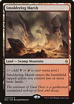 Glossy Finish Battle for Zendikar Smoldering Marsh ( #247 )
