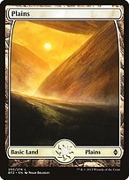 Glossy Finish Battle for Zendikar Plains ( #250 )