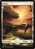 Glossy Finish Battle for Zendikar Plains ( #252 )
