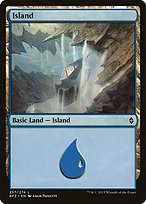 Glossy Finish Battle for Zendikar Island ( #257 Variant a)