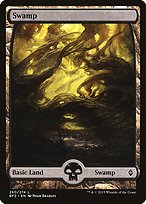 Glossy Finish Battle for Zendikar Swamp ( #260 )