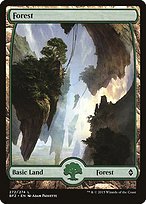 Glossy Finish Battle for Zendikar Forest ( #272 )