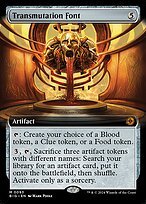 Matte Finish The Big Score Transmutation Font ( #93 )