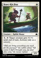 Matte Finish Bloomburrow Brave-Kin Duo ( #3 )