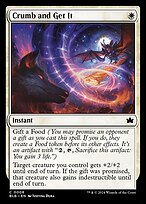 Matte Finish Bloomburrow Crumb and Get It ( #8 )