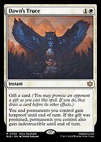 Matte Finish Bloomburrow Dawn's Truce ( #9 )