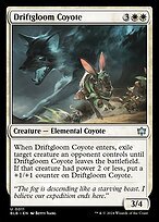 Matte Finish Bloomburrow Driftgloom Coyote ( #11 )