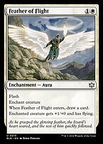 Matte Finish Bloomburrow Feather of Flight ( #13 )