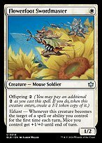Matte Finish Bloomburrow Flowerfoot Swordmaster ( #14 )