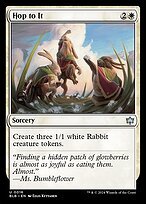 Matte Finish Bloomburrow Hop to It ( #16 )