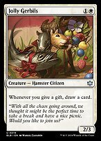 Matte Finish Bloomburrow Jolly Gerbils ( #19 )