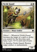 Matte Finish Bloomburrow Nettle Guard ( #23 )
