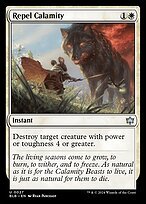 Matte Finish Bloomburrow Repel Calamity ( #27 )