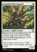 Matte Finish Bloomburrow Seasoned Warrenguard ( #30 )