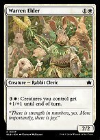 Matte Finish Bloomburrow Warren Elder ( #37 )