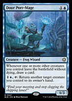 Matte Finish Bloomburrow Dour Port-Mage ( #47 )