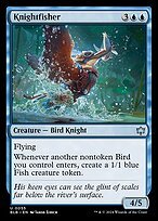 Matte Finish Bloomburrow Knightfisher ( #55 )