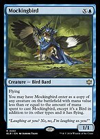 Matte Finish Bloomburrow Mockingbird ( #61 )