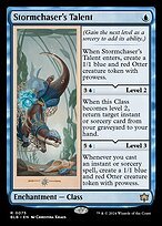 Matte Finish Bloomburrow Stormchaser's Talent ( #75 )