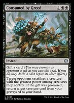 Matte Finish Bloomburrow Consumed by Greed ( #87 )