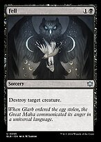 Matte Finish Bloomburrow Fell ( #95 )