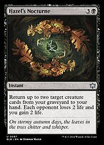 Matte Finish Bloomburrow Hazel's Nocturne ( #97 )
