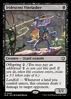 Matte Finish Bloomburrow Iridescent Vinelasher ( #99 )