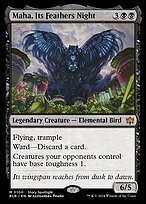 Matte Finish Bloomburrow Maha, Its Feathers Night ( #100 )