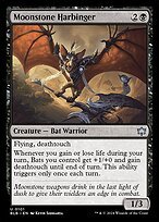 Matte Finish Bloomburrow Moonstone Harbinger ( #101 )