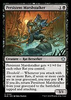 Matte Finish Bloomburrow Persistent Marshstalker ( #104 )
