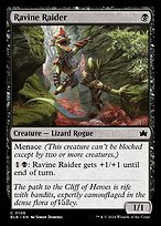 Matte Finish Bloomburrow Ravine Raider ( #106 )