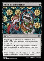 Matte Finish Bloomburrow Ruthless Negotiation ( #108 )