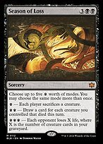Matte Finish Bloomburrow Season of Loss ( #112 )