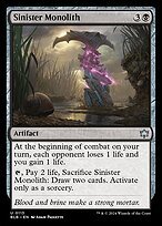 Matte Finish Bloomburrow Sinister Monolith ( #113 )