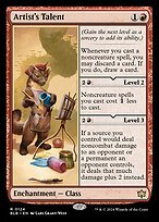 Matte Finish Bloomburrow Artist's Talent ( #124 )
