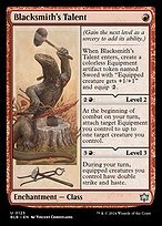 Matte Finish Bloomburrow Blacksmith's Talent ( #125 )