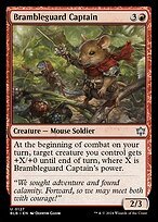 Matte Finish Bloomburrow Brambleguard Captain ( #127 )
