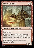 Matte Finish Bloomburrow Brazen Collector ( #128 )