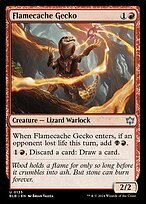 Matte Finish Bloomburrow Flamecache Gecko ( #135 )