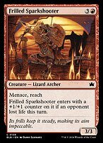 Matte Finish Bloomburrow Frilled Sparkshooter ( #136 )