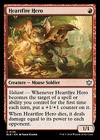 Matte Finish Bloomburrow Heartfire Hero ( #138 )