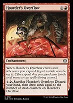 Matte Finish Bloomburrow Hoarder's Overflow ( #141 )
