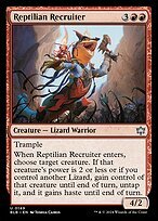 Matte Finish Bloomburrow Reptilian Recruiter ( #149 )
