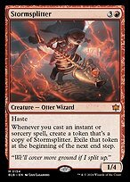 Matte Finish Bloomburrow Stormsplitter ( #154 )