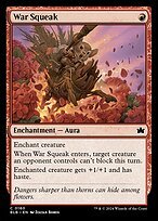 Matte Finish Bloomburrow War Squeak ( #160 )