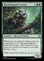 Matte Finish Bloomburrow Brambleguard Veteran ( #165 )