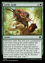 Matte Finish Bloomburrow Cache Grab ( #167 )