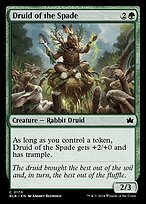 Matte Finish Bloomburrow Druid of the Spade ( #170 )