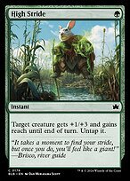 Matte Finish Bloomburrow High Stride ( #176 )