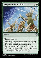 Matte Finish Bloomburrow Pawpatch Formation ( #186 )